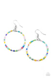 Paparazzi "Colorfully Curvy!" Multi Earrings Paparazzi Jewelry