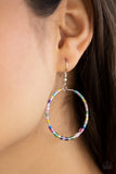 Paparazzi "Colorfully Curvy!" Multi Earrings Paparazzi Jewelry