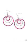 Paparazzi "Bodaciously Bubbly" Pink Earrings Paparazzi Jewelry