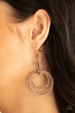 Paparazzi "Distractingly Dizzy" Copper Earrings Paparazzi Jewelry