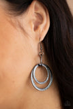 Paparazzi "Distractingly Dizzy" Black Earrings Paparazzi Jewelry