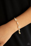 Paparazzi "Social Glistening" Gold Bracelet Paparazzi Jewelry