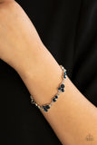 Paparazzi "Social Glistening" Blue Bracelet Paparazzi Jewelry