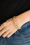 Paparazzi "WEAVE An Impression" Gold Bracelet Paparazzi Jewelry