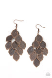 Paparazzi "Loud And Leafy" Copper Earrings Paparazzi Jewelry