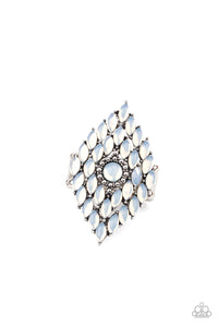 Paparazzi "Incandescently Irresistible" White EXCLUSIVE Ring Paparazzi Jewelry