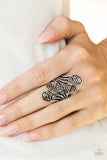 Paparazzi "Frill In The Blank" Silver Ring Paparazzi Jewelry