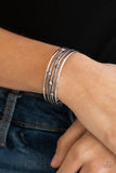 Paparazzi "Extra Expressive" Silver Bracelet Paparazzi Jewelry