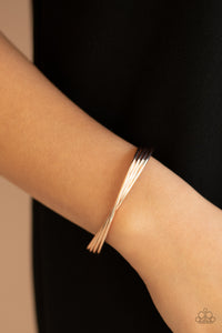 Paparazzi "Bringing Basics Back" Rose Gold Bracelet Paparazzi Jewelry