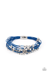 Paparazzi "Star-Studded Affair" Blue Bracelet Paparazzi Jewelry