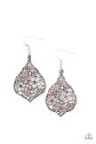 Paparazzi "Full Out Florals" Pink Earrings Paparazzi Jewelry