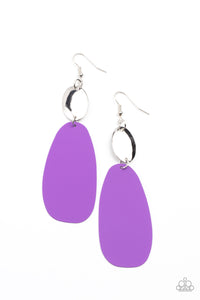 Paparazzi "Vivaciously Vogue" Purple Earrings Paparazzi Jewelry