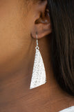 Paparazzi "Ready The Troops" Silver Earrings Paparazzi Jewelry