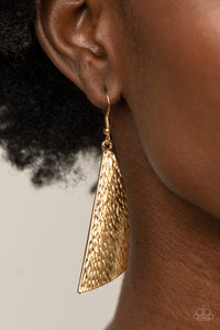 Paparazzi "Ready The Troops" Gold Earrings Paparazzi Jewelry