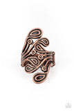 Paparazzi "Frill In The Blank" Copper Ring Paparazzi Jewelry