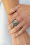 Paparazzi "Magic Maker" Green OIL SPILL Ring Paparazzi Jewelry