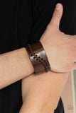 Paparazzi "Every STITCH Way" Brown Urban Unisex Paparazzi Jewelry