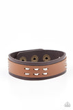 Paparazzi "Blaze A Trail" Brown Urban Unisex Bracelet Paparazzi Jewelry