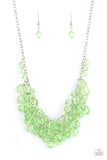 Paparazzi "Let The Festivities Begin" Green Necklace & Earring Set Paparazzi Jewelry