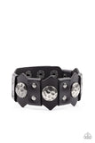 Paparazzi "Electrified Edge" Black Urban Unisex Bracelet Paparazzi Jewelry