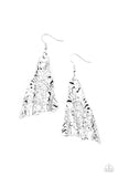 Paparazzi "How Flare You" Silver Earrings Paparazzi Jewelry