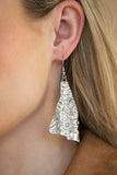 Paparazzi "How Flare You" Silver Earrings Paparazzi Jewelry