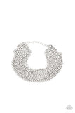 Paparazzi "I Woke Up Like This" White Bracelet Paparazzi Jewelry