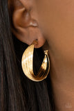 Paparazzi "Curves In All The Right Places" Gold Earrings Paparazzi Jewelry