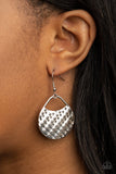 Paparazzi "Im Sensing A Pattern" Silver Earrings Paparazzi Jewelry