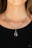 Paparazzi "Mega Modern" Pink Necklace & Earring Set Paparazzi Jewelry