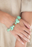 Paparazzi "Springtime Springs" Green Bracelet Paparazzi Jewelry