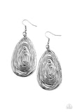 Paparazzi "Rural Ripples" Black Earrings Paparazzi Jewelry