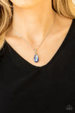 Paparazzi "Optimized Opulence" Blue Necklace & Earring Set Paparazzi Jewelry