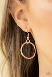 Paparazzi "Inner Workings" Rose Gold Necklace & Earring Set Paparazzi Jewelry