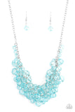 Paparazzi "Let The Festivities Begin" Blue Necklace & Earring Set Paparazzi Jewelry
