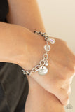 Paparazzi "Lovable Luster" White Bracelet Paparazzi Jewelry