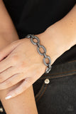 Paparazzi "Industrial Amazon" Black Bracelet Paparazzi Jewelry