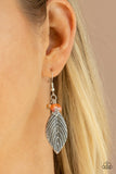 Paparazzi "Leaf It To Fate" Orange Earrings Paparazzi Jewelry
