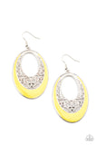 Paparazzi "Orchard Bliss" Yellow Earrings Paparazzi Jewelry