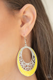 Paparazzi "Orchard Bliss" Yellow Earrings Paparazzi Jewelry