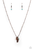 Paparazzi "Wildly Wander-ful" Copper Necklace & Earrings Set Paparazzi Jewelry