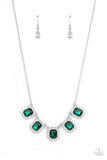 Paparazzi "Next Level Luster" Green Necklace & Earring Set Paparazzi Jewelry
