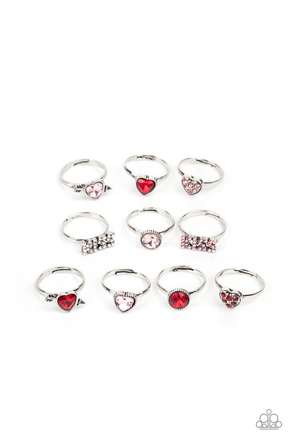 Girl's Starlet Shimmer 10 for $10 260XX Multi Valentine's Rings Paparazzi Jewelry