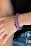Paparazzi "Colorfully Country" Purple Bracelet Paparazzi Jewelry