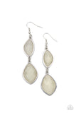 Paparazzi "The Oracle Has Spoken" White Earrings Paparazzi Jewelry