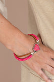 Paparazzi "Charmingly Country" Pink Bracelet Paparazzi Jewelry
