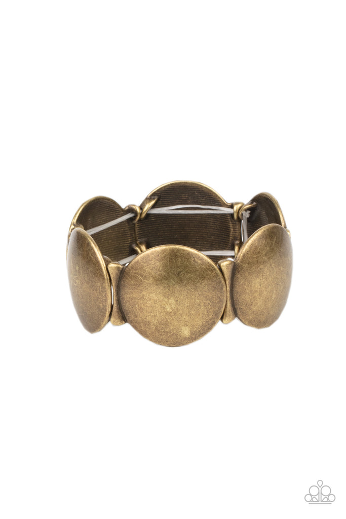 Paparazzi "Going, Going, GONG!" Brass Bracelet