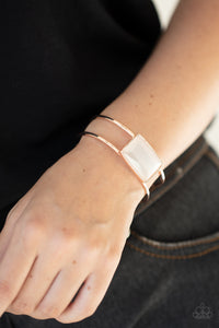 Paparazzi "Rehearsal Refinement" Rose Gold Bracelet Paparazzi Jewelry