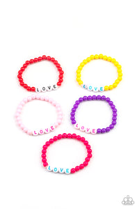 Girl's Starlet Shimmer 10 for 10 265XX Multi Love Bracelets Paparazzi Jewelry