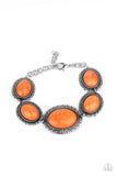 Paparazzi "Mesa Time Zone" Orange Bracelet Paparazzi Jewelry